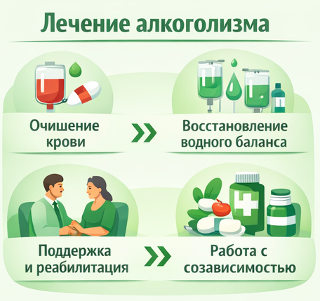 лечение алкоголизма в Кемерово этапы